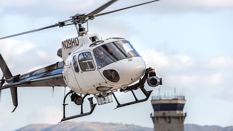 Reporting the News From the H125 in the California Skies