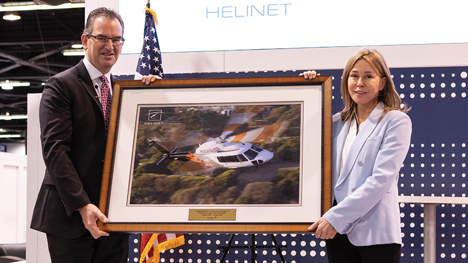 Sikorsky Recognizes Helinet Aviation and CEO Kathryn Purwin During HAI Heli-Expo 2020