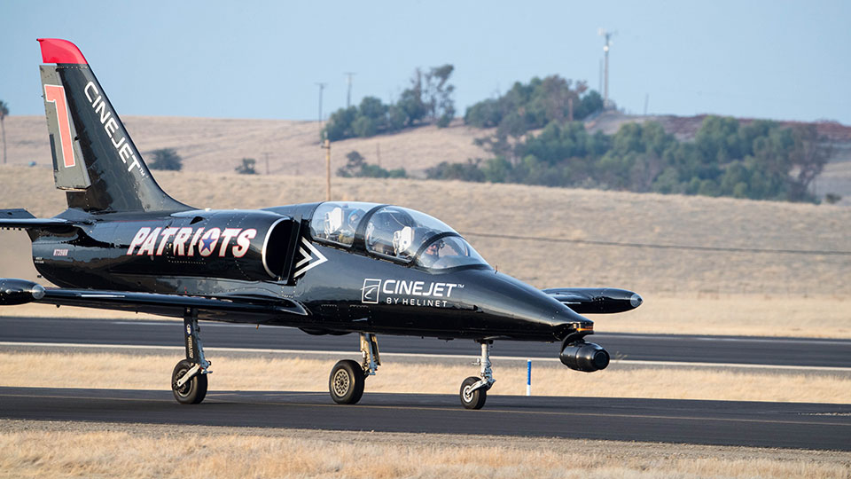 Helinet Aviation and Patriots Jet Team Debut Groundbreaking CineJet™